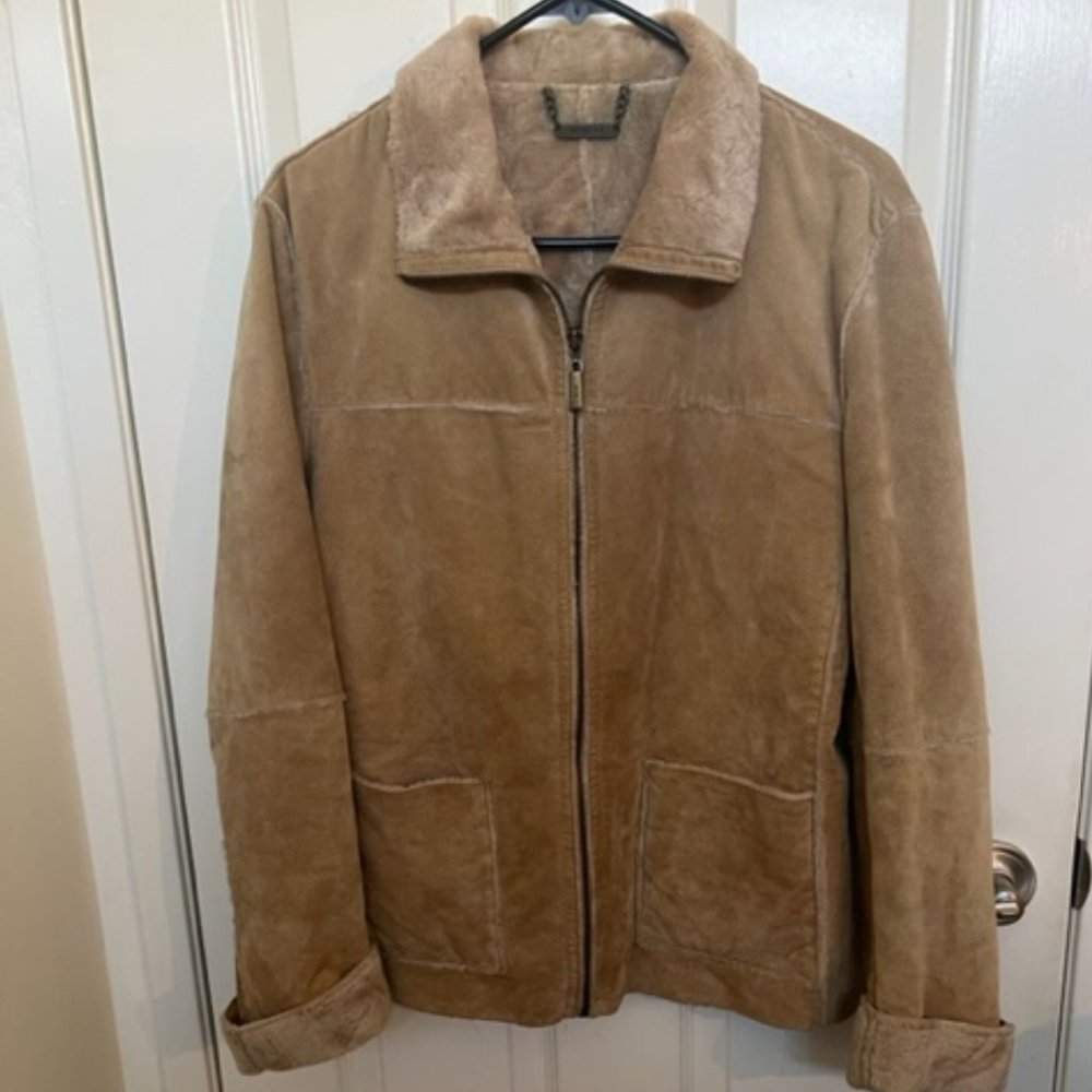 Winlet Genuine Brushed Leather Jacket (Size Medium)